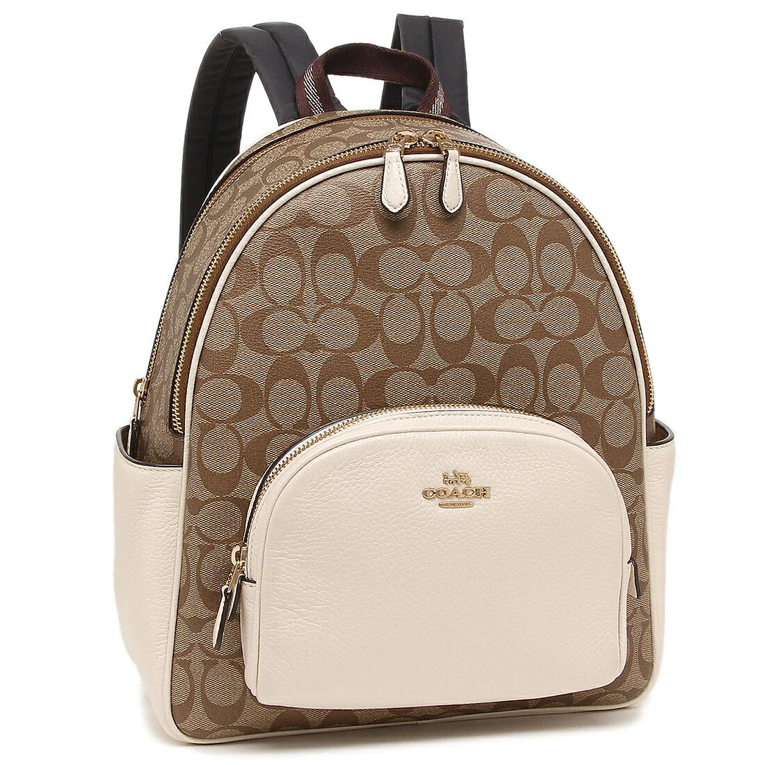 

Outlet Рюкзак Signature F5671 COURT BACKPACK SIGNATURE IMDJ8 Khaki Chalk [Coach] Жіночий (2) [Елемент]