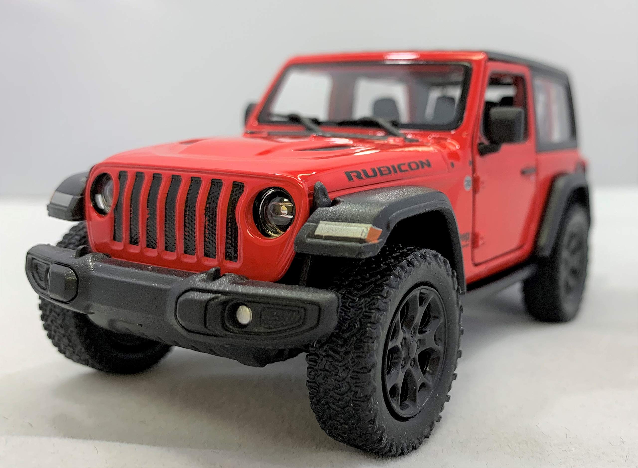 

KiNSMART Масштаб 2018 Jeep Wrangler Инерционная литая машина 1/34 (Красный жесткий верх)