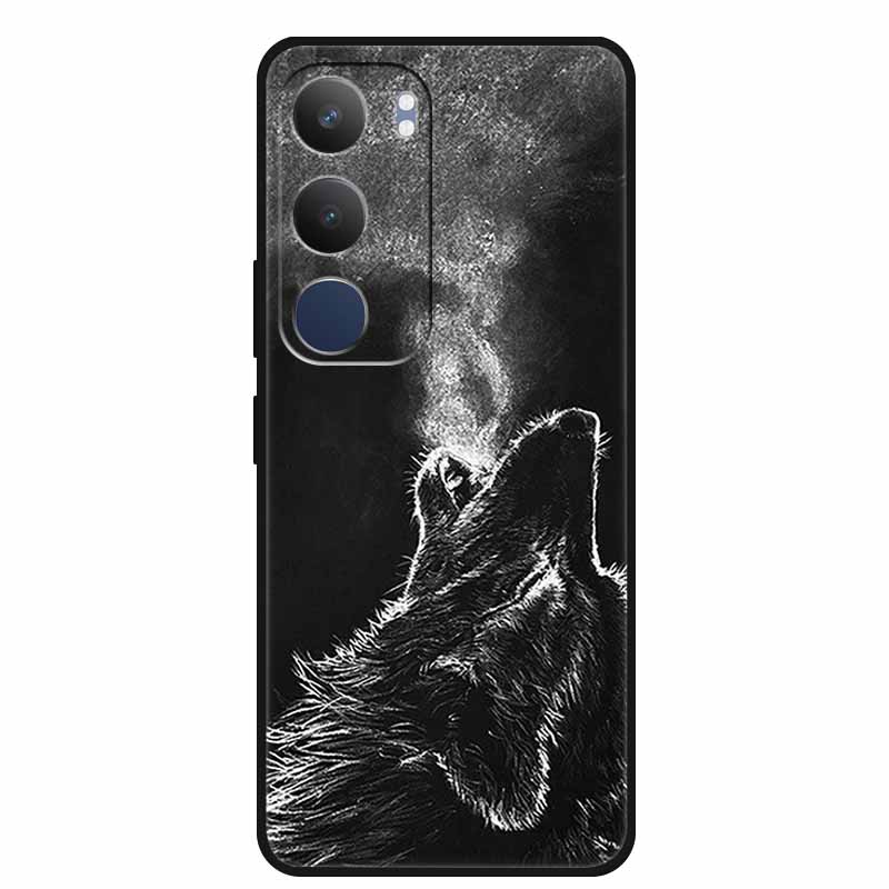 For Vivo Y19s 4G Case TPU Dustproof Coque Shell Black Soft Silicone Case for Vivo Y19s Pro Y 19s 4G Protective Phone Back Cover