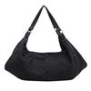 Zipper Monochromatic Women's Crossbody Bag  High-quality Denim  High Capacity  Swinging Shoulder Bags  New