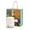 Fumaiide Chinese Hand-Painted Landscape Ceramic Mug Gift Set