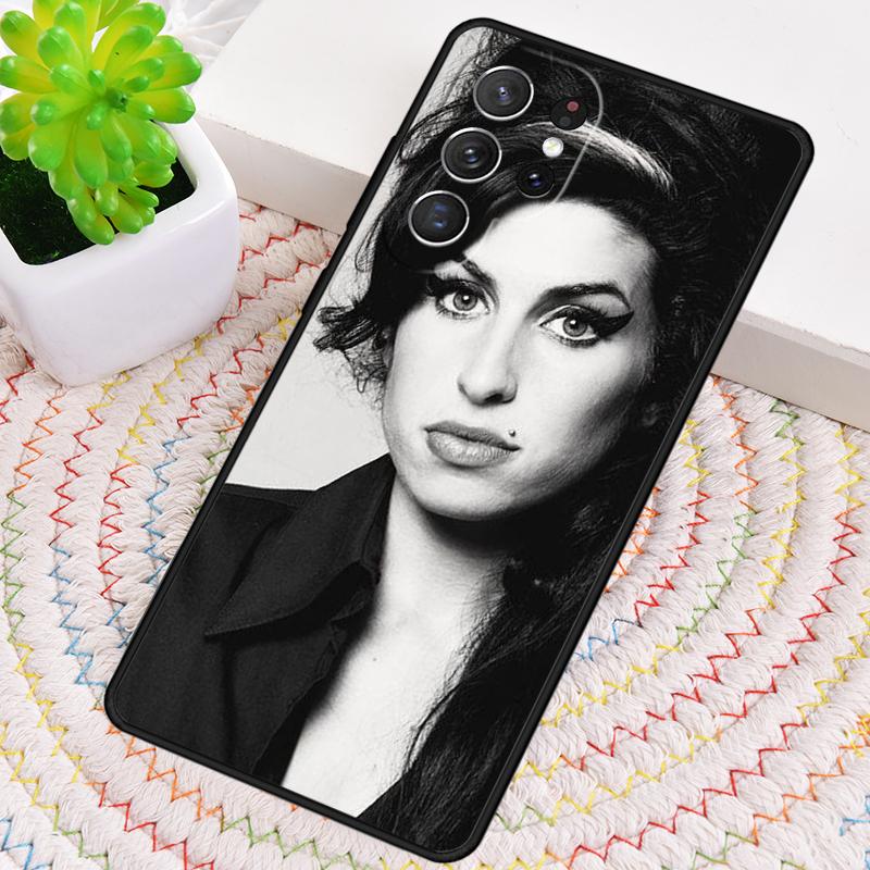 Amy Winehouse Legardary Singer Phone Case for Samsung Galaxy Note 10 Pro S26 Ultra S23 S24 FE S25 S21 S22 PLUS Shockproof Cove