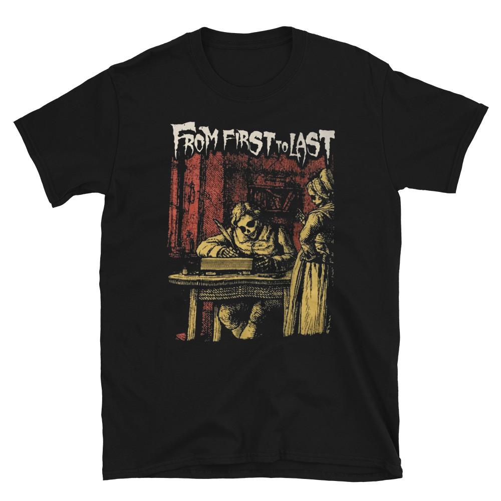 

From First to Last Band T Shirt For Men Heavy Cotton Black All Size Unisex T-Shirt L