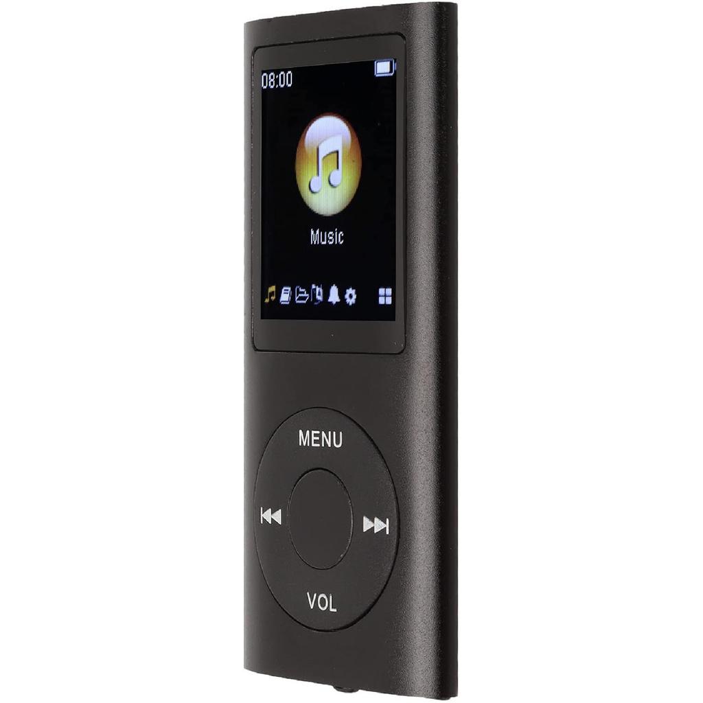 MP3 Player With 1.8 Inch LCD Screen, HiFi Lossless Sound Slim Portable Digital Audio Player for Students, Support Expandable Memory