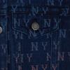 New MLB New York Yankees Denim Jacket Women's Blue 3FDKM0244-50INS