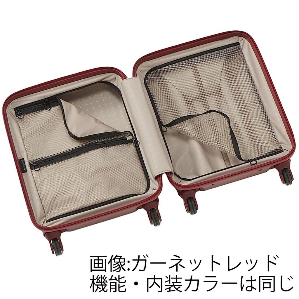 Suitcase Coin Locker Size S Size 1 Night 2 Days 22L Caster Stopper Silent Casters 10 Year Warranty Made in Japan Carry Case Carry Bag Staria CXR Gun