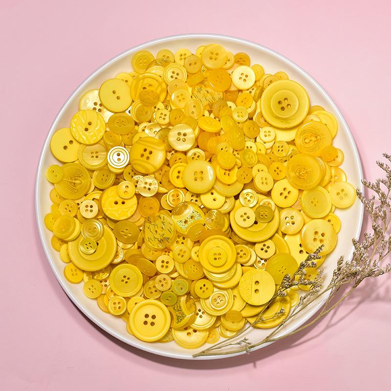 DIY Flower Bouquet Craft Kit: Resin Buttons for Creative Kids' Projects