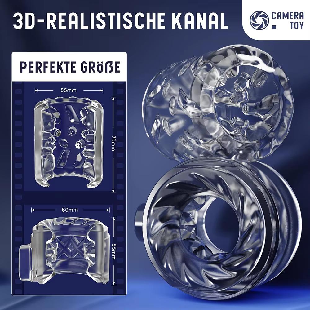 Teleskopischer Automatischer Männlicher Masturbator Rotation Kolben Vibration Blowjob Maschine Männer Masturbationsbecher Ausrüstung Erwachsenenbedarf