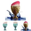 Fish Tail Cosmetic Brush With Gold And Blue Finish For Gift Sets And Makeup Enthusiasts