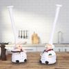 Resin Chef Figurine Home Decoration Cartoon Chef Dolls Creative Chef Statue  Dining Room