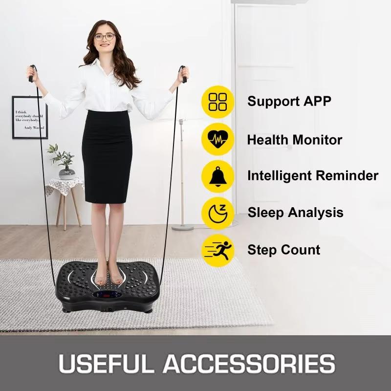 Vibration Exercise Machine for Smart Fitness Full Body Exercise Device Fitness Vibration Platform With Remote Bluetooth Music