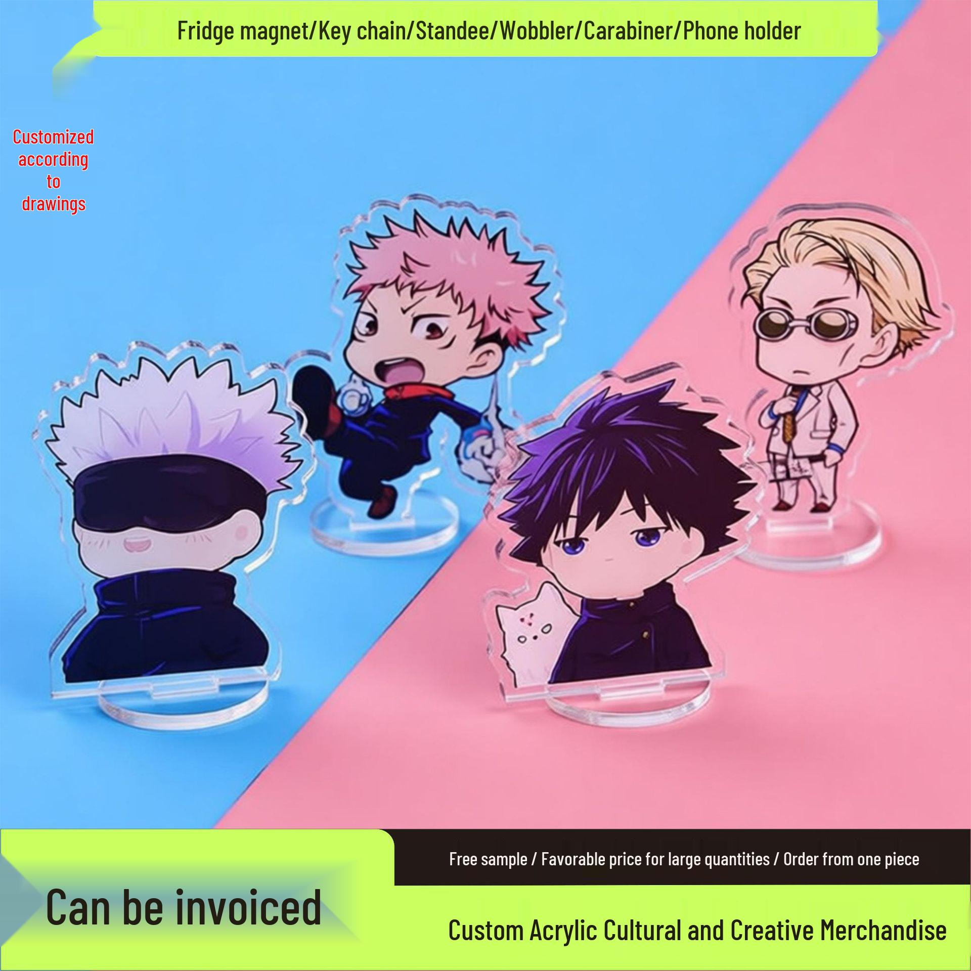 

Custom Acrylic Anime Character Display Standees: Creative Desktop Ornaments Contact for Customization