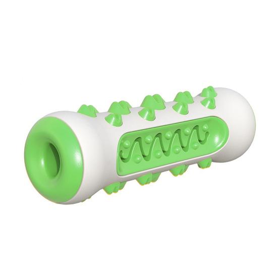 Pet Toy Teeth Cleaning Design Bite-Resistant TPR Medium Large Dogs Chew Toy with Built-In Sound Stimulator
