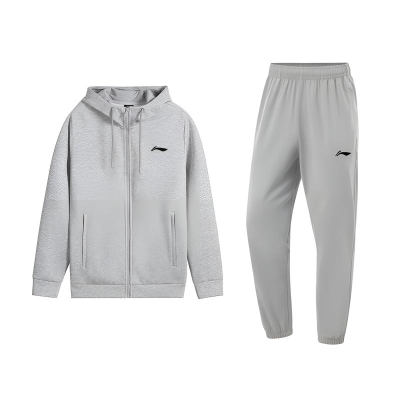 Li Ning Casual Sportswear Unisex Coin Gray AWDVP47-1+AKLTE41-1 3XL