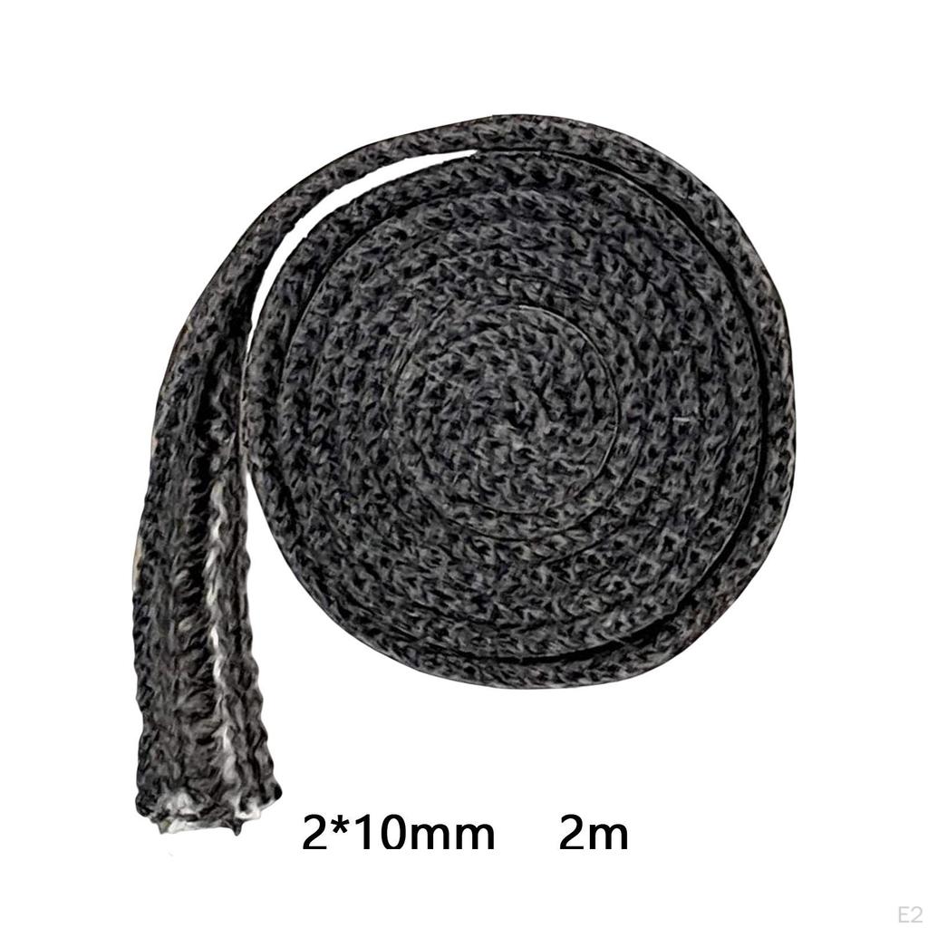 Dichtungsband, flach für Öfen und Kamine, 78" Länge, Hochtemperatur-Fiberglas