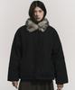 Nick&Nicole Fur Hood Short Jumper_Black