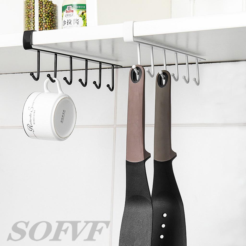 Cabinets, wardrobes, hooks, six hook storage hangers