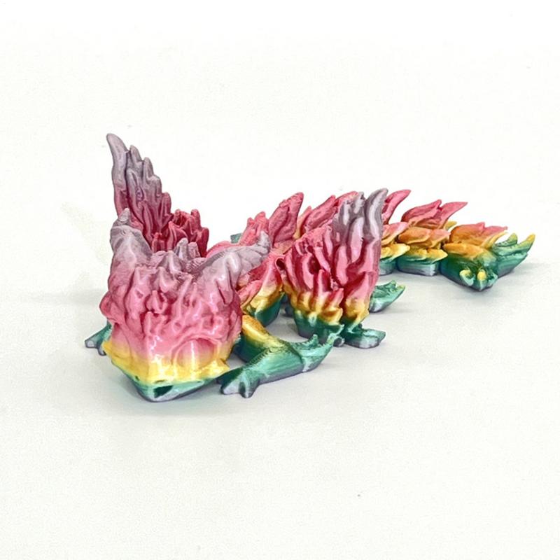 3D Printed Dragon Egg 3D Printed Dragon Figurine In Dragon Egg Creative Articulated Dragon Fidget Toys for Adults Kids Executive