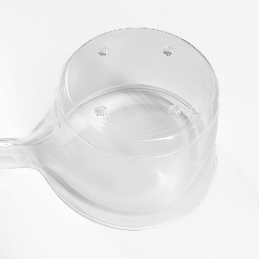 Senko Triangle Hand Pail, White, Approx. W15 X D27.5 X H10.3cm, 87696