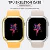 TPU Hollow Case for Apple Watch 42mm 46mm 44mm 45mm 40 41mm Soft Bumper Shell for iWatch Series 10 9 8 7 6 5 4 Cover Protective