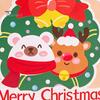 Decorative Paper Cards 10Pcs Merry Christmas Greeting Set, Folding Cartoon Blank Xmas Message Note Cards, Festive Blessing for Holiday Gift
