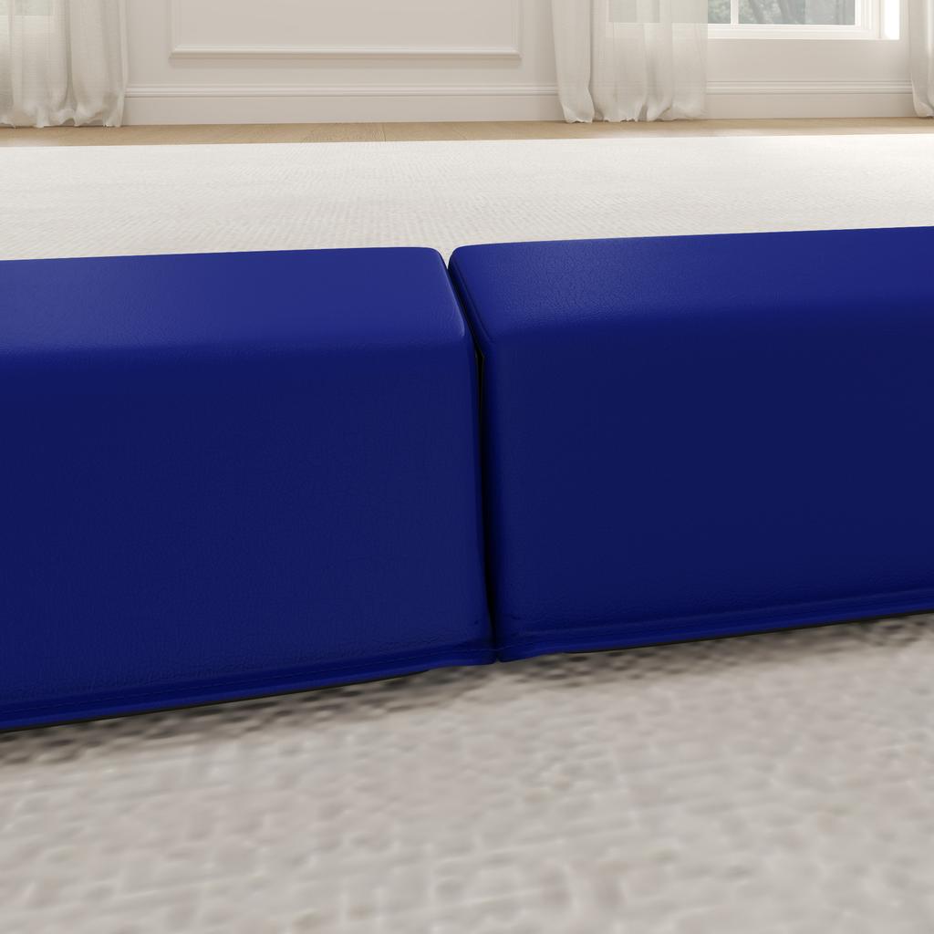 236 cm Foldable Balance Beam for Teenagers 80kg Blue