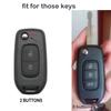 Silicone Key Cover For Renault Logan 2 Stepway Sandero Clio 5 Arkana Captur Kadjar Kwid   Remote Flip Folding Key Case