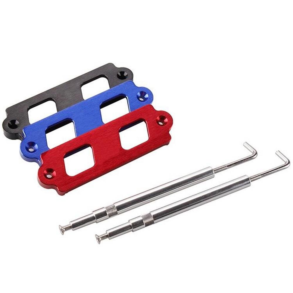 Aluminum Battery Mounting Bracket – Compatible With Honda Civic 1988-2000, CRX, S2000, Acura Integra/RSX – Black/Blue/Red
