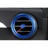 For Mercedes-Benz GLC 16-22 Air Outlet Vent Cover Central Console Blue Aluminum