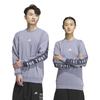 Adidas Sweatshirt Ward Crewneck Sweatshirt KWX97 Silver Violet L Men's (JG8592)