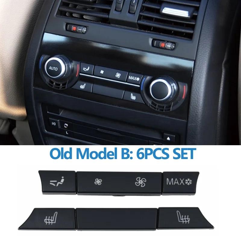 Car Rear Air Vent Venlitation Ac Buttons Key Caps Repair Kit Set For 5 5GT 6 7 Series F10 F11 F07 F01 F02 F12 F06 730 735 740
