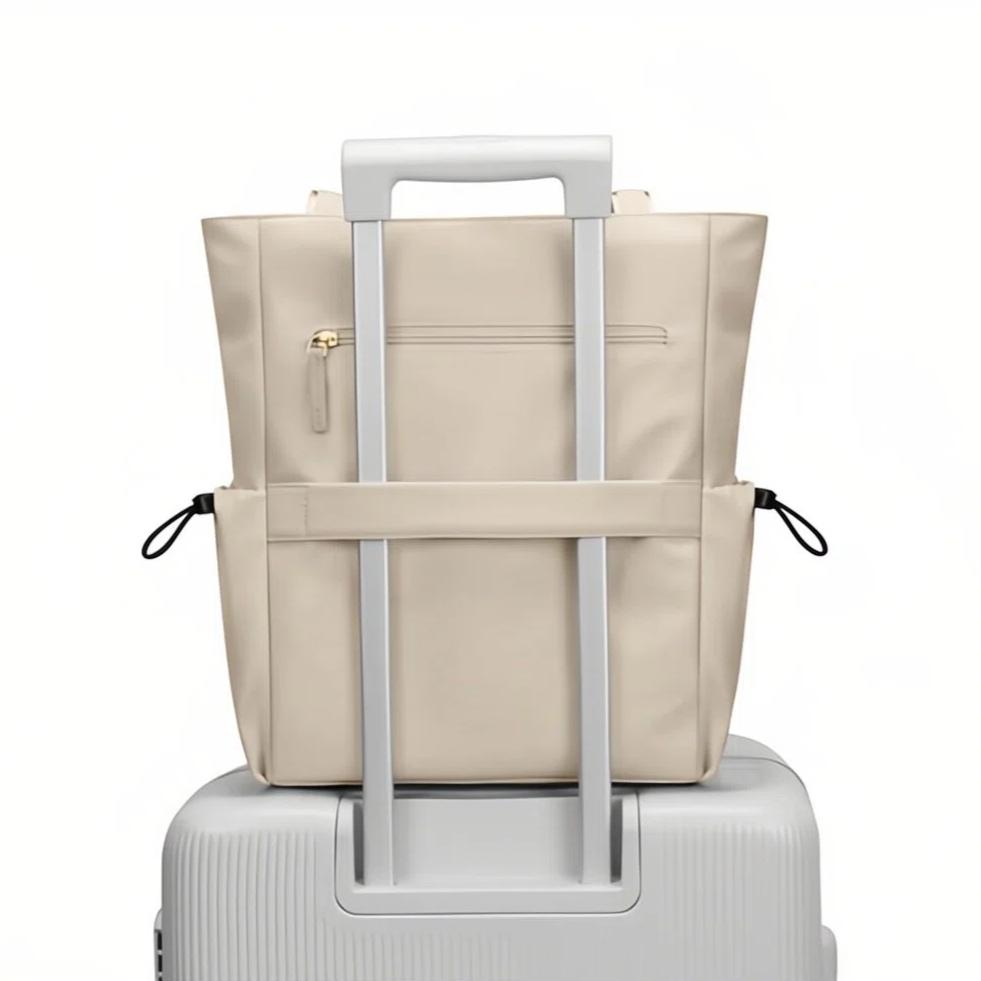 GOLF Shoulder Bag, Handbag, Large Capacity, Canvas Bag, Water-Resistant Tote Bag, Apricot Color