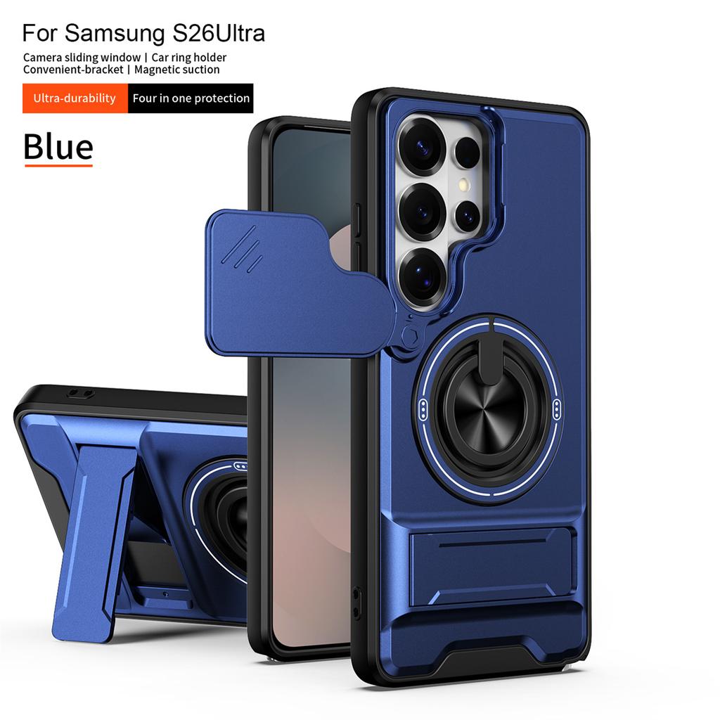 Etui na telefon do Samsung Galaxy S26 S24 S23 Ultra S25 FE Pierścień Ochronny na Obiektyw Uchwyt Pokrowiec do Galaxy A37 A26 A17 A15 A16 A05 A07 A56
