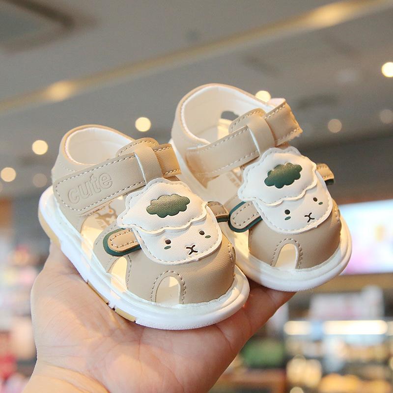 

Модная детская обувь Лето Новые детские сандалии Мягкая подошва Детская обувь Противоскользящая Детская пляжная обувь Универсальная обувь для ходьбы Обувь-пищалка 21insole14cm хаки