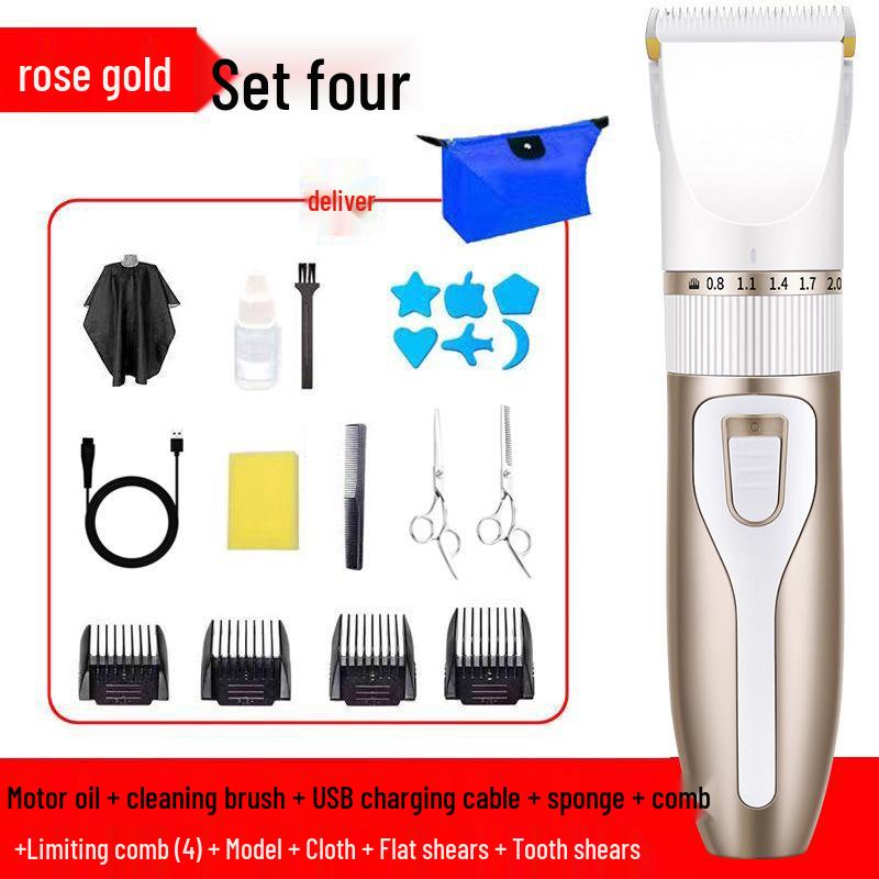 Professional Electric Hair Clipper for Salon & Home Use – Ideal for Bald and Oil Head Styles, Men's Grooming Tool