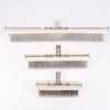 Multipurpose Steel Wire Deck Brush Head 20Cm 30Cm 50Cm Heavy Duty Metallic Wire Brush For Patios Grime And Garage Floor