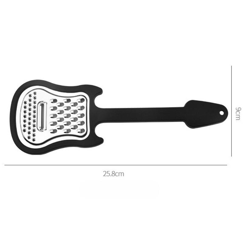 Stainless steel guitar-shaped melon planer fruit paring knife creative household potato scraper kitchen gadget