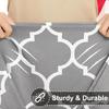 Picnic Tablecovers With Bench Covers Elastic Fitted Tablecloth 6 Ft 30X72 Inch Grey Moroccotables Tablecloths For Camping Indoor