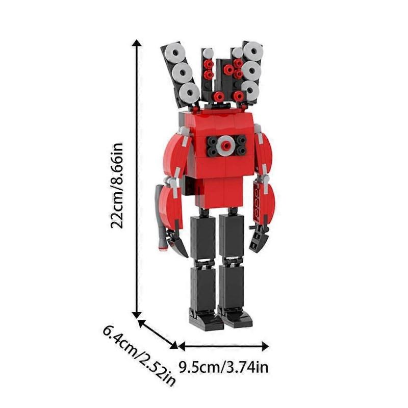 Skibidi Toilet Action Figure Building Block Kit Monitor Man Blocks Models Building Toys Skibidi Toilet Model Kid Collection Gift