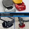 GFARDMOTO Bike Kickstand Pad Side Stand Plate Pad Flat Foot Side Support Extended Foot