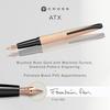 Cross ATX Matte Metallic Refillable Fountain Pen with Fine Nib and Premium Gift Box Brushed Rose Gold -