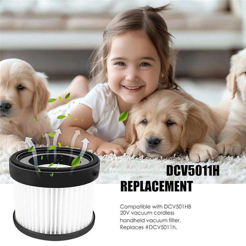 A78E-DCV5011H HEPA Filter For  20V Cordless Hand Vacuum Cleaner Parts Replacement Long Lasting Spare Accessories