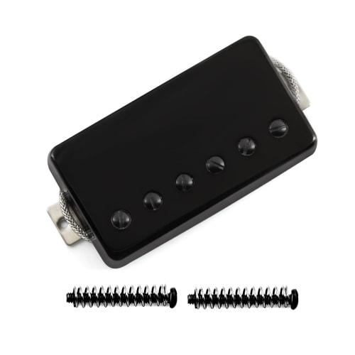 FLEOR Alnico5 Guitar Humbucker Pickup, Black, Bridge Pickup for LP-Style Guitars