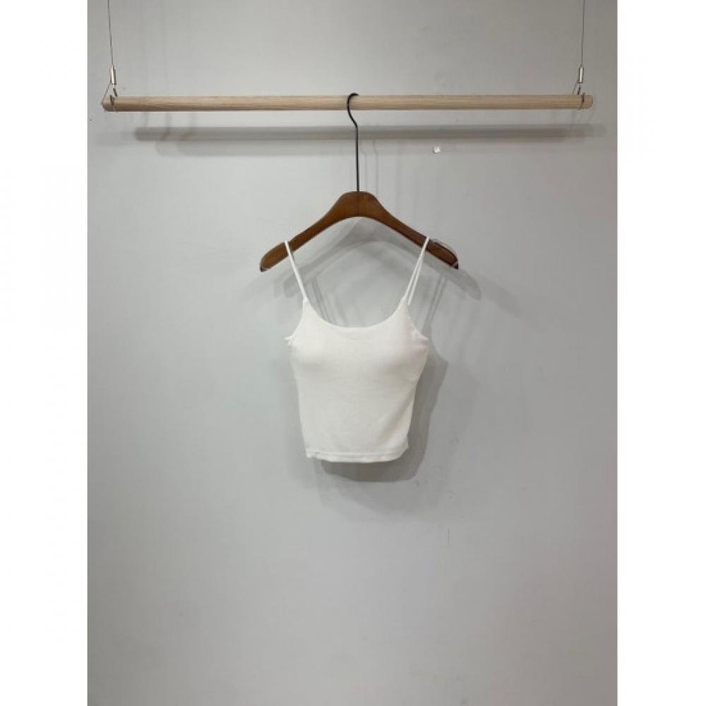 C S In The Room Mizo Wool Ribbed Cap StrIng Tank Top 3Color