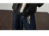 Men's Winter Thickened PU Leather Cotton Jacket with Fur and Stand Collar