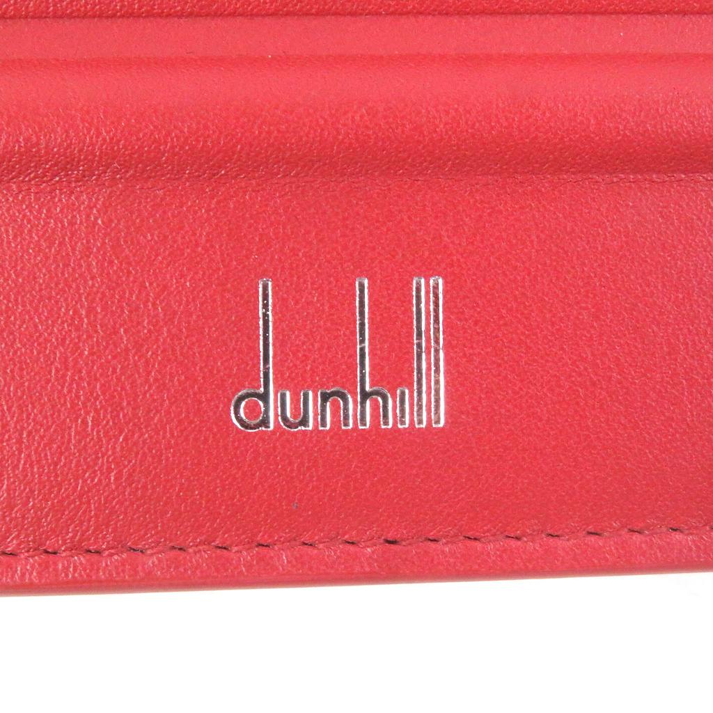 Pristine Dunhill Bifold Wallet GT 4CC Coin case Billfold Red leather mens Used