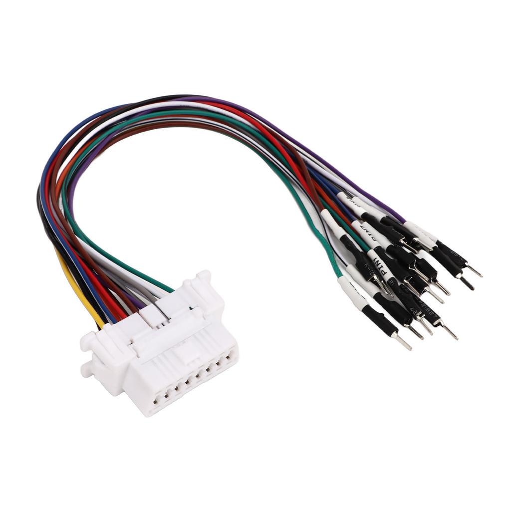16 Pin OBD2 Connector Cable Welding Free Fault Detection Code Removal Diagnostic Jumper Adapter
