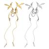 Women Bird Brooch Aesthetic Tassels Brooch Vintage Clothing Jewelry Elegant Brooch Suitable for Various Occasions