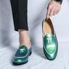 Herren Slipper Kleid Formell Schwarz Business Casual Schuhe Lila Grün Slipper Smoking Hochzeitsschuhe Übergröße