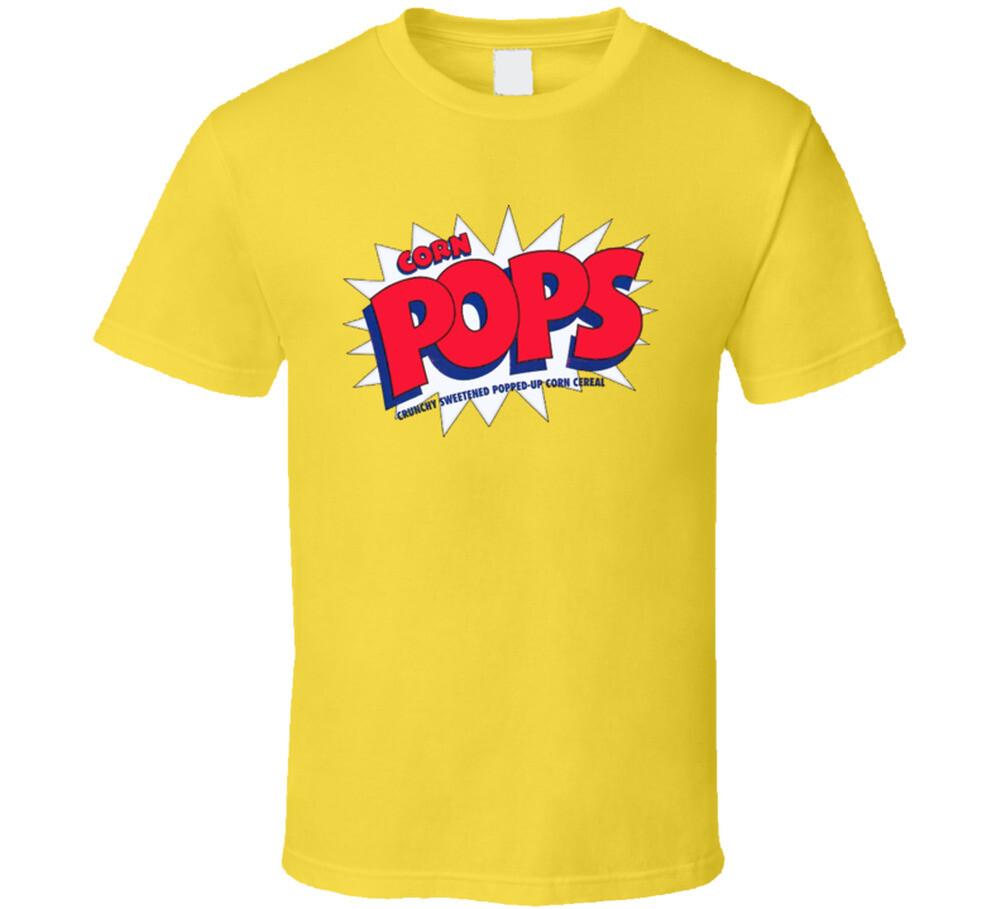 Corn Pops Cereal Classic Yellow T Shirt Mens Womens Tees Top 4XL
